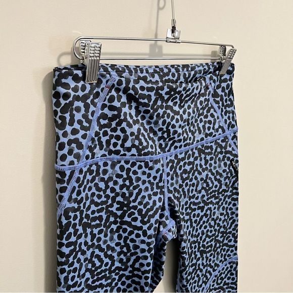 Lululemon All Sport Crop Legging Ace Spot  Lullaby Black - Picture 7 of 14